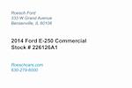 Used 2014 Ford E-250 4x2, Upfitted Cargo Van for sale #226126A1 - photo 4