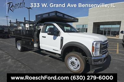 New 2024 Ford F-550 XL Regular Cab 4x4, 12' 3" Knapheide Concrete Body for sale #24-8205 - photo 1