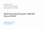 Used 2022 Chevrolet Silverado 1500 RST Crew Cab 4x4, Pickup for sale #P4037 - photo 4