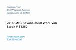 Used 2018 GMC Savana 3500 4x2, Box Van for sale #T1250 - photo 4