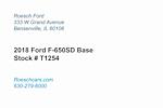 Used 2018 Ford F-650 Base Regular Cab 4x2, Flatbed Truck for sale #T1254 - photo 4