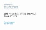 Used 2016 Freightliner MT 45 4x2, Step Van / Walk-in for sale #T1275 - photo 3