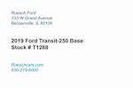 Used 2019 Ford Transit 250 Base Low Roof 4x2, Empty Cargo Van for sale #T1288 - photo 3