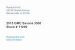 Used 2015 GMC Savana 3500 4x2, Cutaway for sale #T1299 - photo 2