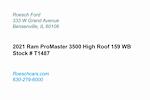 Used 2021 Ram ProMaster 3500 High Roof FWD, Empty Cargo Van for sale #T1487 - photo 5