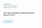 Used 2021 Ram ProMaster 3500 High Roof FWD, Empty Cargo Van for sale #T1511 - photo 3