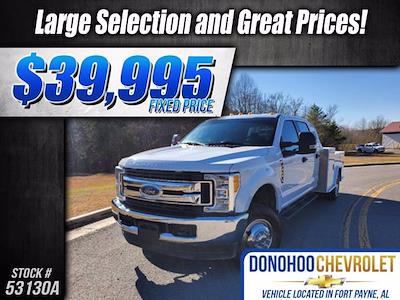 Used 2017 Ford F-350 XL Crew Cab 4x4, Flatbed Truck for sale #53130A - photo 1