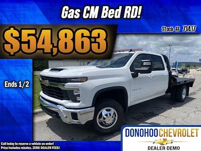 New 2024 Chevrolet Silverado 3500 LT Crew Cab 4WD, CM Truck Beds RD Model Flatbed Truck for sale #71417 - photo 1