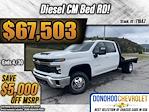 2024 Chevrolet Silverado 3500 Crew Cab 4WD, CM Truck Beds RD Model Flatbed Truck for sale #71947 - photo 1