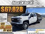 2024 Chevrolet Silverado 3500 Crew Cab 4WD, CM Truck Beds SK Model Flatbed Truck for sale #72363 - photo 1