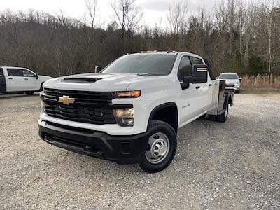 2024 Chevrolet Silverado 3500 Crew Cab 4WD, CM Truck Beds SK Deluxe Flatbed Truck for sale #72383A - photo 1