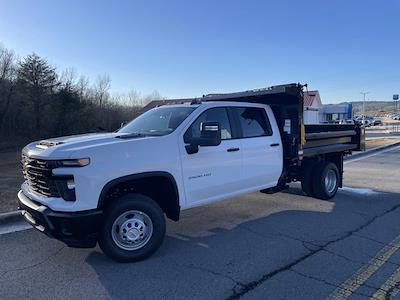 New 2024 Chevrolet Silverado 3500 Work Truck Crew Cab 4WD, 9' Dejana Truck & Utility Equipment DynaPro Dump Body Dump Truck for sale #72384 - photo 1