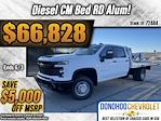 2024 Chevrolet Silverado 3500 Crew Cab 4WD, CM Truck Beds AL RD Model Flatbed Truck for sale #72484 - photo 1