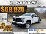 2024 Chevrolet Silverado 3500 Crew Cab 4WD, CM Truck Beds SK Deluxe Flatbed Truck for sale #72495 - photo 3
