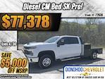 New 2024 Chevrolet Silverado 3500 LT Crew Cab 4WD, 9' 4" CM Truck Beds SK Deluxe Flatbed Truck for sale #72639 - photo 1