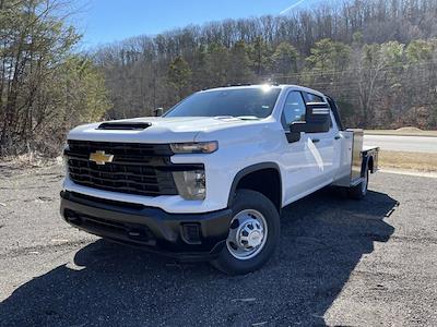 2024 Chevrolet Silverado 3500 Crew Cab 4WD, CM Truck Beds SK Deluxe Flatbed Truck for sale #72919 - photo 1