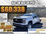 2024 Chevrolet Silverado 3500 Crew Cab 4WD, CM Truck Beds SK Deluxe Flatbed Truck for sale #72919 - photo 3