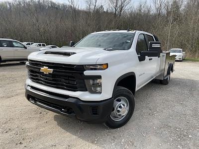 2024 Chevrolet Silverado 3500 Crew Cab 4WD, CM Truck Beds TM Deluxe Flatbed Truck for sale #73664 - photo 1
