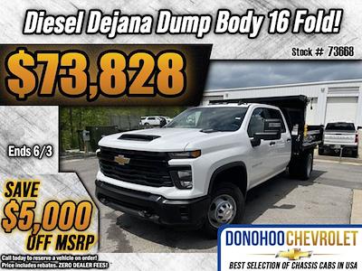 2024 Chevrolet Silverado 3500 Crew Cab 4WD, Dejana Truck & Utility Equipment DynaPro Dump Body Dump Truck for sale #73668 - photo 1