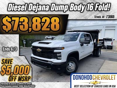 2024 Chevrolet Silverado 3500 Crew Cab 4WD, Dejana Truck & Utility Equipment DynaPro Dump Body Dump Truck for sale #73669 - photo 1