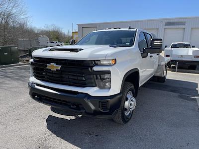 2024 Chevrolet Silverado 3500 Crew Cab 4WD, CM Truck Beds SK Deluxe Flatbed Truck for sale #73698 - photo 1