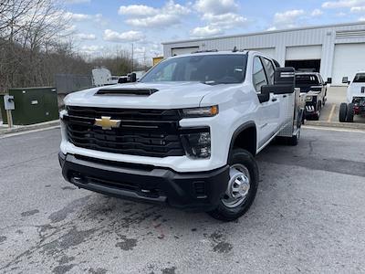 2024 Chevrolet Silverado 3500 Crew Cab 4WD, CM Truck Beds TM Deluxe Flatbed Truck for sale #73739 - photo 1