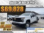 2024 Chevrolet Silverado 3500 Crew Cab 4WD, CM Truck Beds SK Deluxe Flatbed Truck for sale #73743 - photo 3