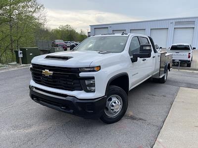New 2024 Chevrolet Silverado 3500 Work Truck Crew Cab 4WD, 9' 4" CM Truck Beds TM Deluxe Flatbed Truck for sale #73758 - photo 1