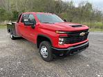 New 2024 Chevrolet Silverado 3500 Work Truck Crew Cab 4WD, 9' 4" CM Truck Beds TM Deluxe Flatbed Truck for sale #73966 - photo 9