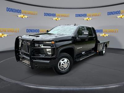 New 2024 Chevrolet Silverado 3500 LT Crew Cab 4WD, CM Truck Beds SK Model Flatbed Truck for sale #74018 - photo 1