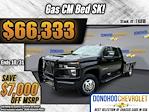 New 2024 Chevrolet Silverado 3500 LT Crew Cab 4WD, CM Truck Beds SK Model Flatbed Truck for sale #74018 - photo 3