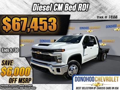 New 2024 Chevrolet Silverado 3500 LT Crew Cab 4WD, CM Truck Beds RD Model Flatbed Truck for sale #74556 - photo 1