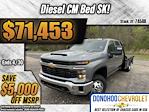 2024 Chevrolet Silverado 3500 Crew Cab 4WD, CM Truck Beds SK Model Flatbed Truck for sale #74588 - photo 4