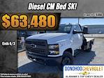 2023 Chevrolet Silverado 5500 Regular Cab DRW RWD, CM Truck Beds SK Model Flatbed Truck for sale #74868 - photo 3