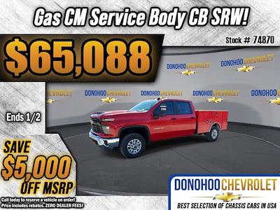 New 2024 Chevrolet Silverado 2500 Work Truck Crew Cab 4WD, CM Truck Beds CB Service Truck for sale #74870 - photo 1