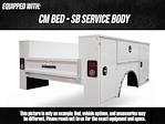 New 2024 Chevrolet Silverado 2500 Work Truck Crew Cab 4WD, CM Truck Beds CB Service Truck for sale #74911 - photo 4