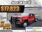 2024 Chevrolet Silverado 3500 Crew Cab 4WD, CM Truck Beds SK Model Flatbed Truck for sale #75226 - photo 1