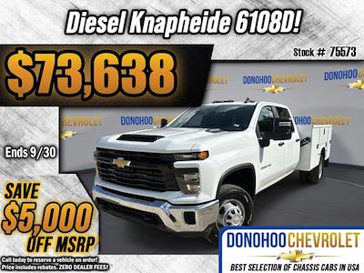 New 2024 Chevrolet Silverado 3500 Work Truck Crew Cab 4WD, Knapheide Steel Service Body Service Truck for sale #75573 - photo 1