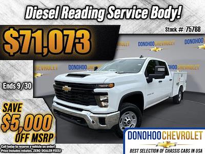 New 2024 Chevrolet Silverado 2500 Work Truck Crew Cab 4WD, Reading SL Service Body Service Truck for sale #75788 - photo 1