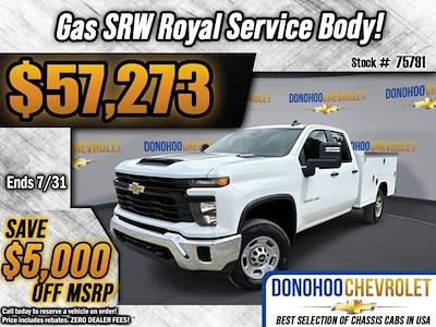 New 2024 Chevrolet Silverado 2500 Work Truck Double Cab RWD, Royal Truck Body Service Body Service Truck for sale #75791 - photo 1