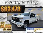 New 2025 Chevrolet Silverado 2500 Work Truck Crew Cab 4WD, 8' 2" Royal Truck Body Service Body Service Truck for sale #76868 - photo 3