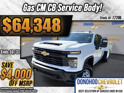 New 2025 Chevrolet Silverado 3500 Work Truck Crew Cab 4WD, 9' CM Truck Beds CB Service Truck for sale #77206 - photo 1