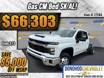 New 2025 Chevrolet Silverado 3500 LT Crew Cab 4WD, 9' 4" CM Truck Beds AL SK Model Flatbed Truck for sale #77244 - photo 1