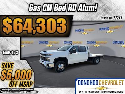 2025 Chevrolet Silverado 3500 Crew Cab 4WD, CM Truck Beds AL RD Model Flatbed Truck for sale #77277 - photo 1