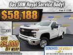 New 2025 Chevrolet Silverado 2500 Work Truck Regular Cab 4WD, 8' 2" Royal Truck Body Service Body Service Truck for sale #77415 - photo 1