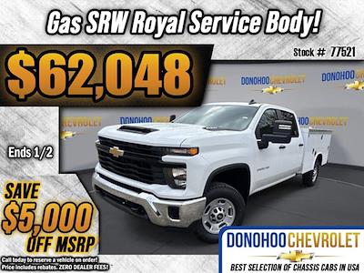 New 2024 Chevrolet Silverado 2500 Work Truck Crew Cab 4WD, 8' 2" Royal Truck Body Service Body Service Truck for sale #77521 - photo 1