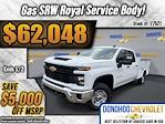 New 2024 Chevrolet Silverado 2500 Work Truck Crew Cab 4WD, 8' 2" Royal Truck Body Service Body Service Truck for sale #77521 - photo 1