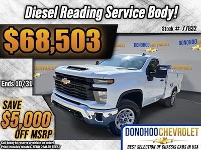 New 2025 Chevrolet Silverado 3500 Work Truck Regular Cab 4WD, Service Truck for sale #77832 - photo 1