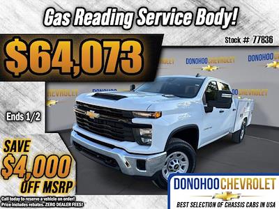 New 2025 Chevrolet Silverado 3500 Work Truck Crew Cab 4WD, 8' 2" Reading SL Service Body Service Truck for sale #77836 - photo 1