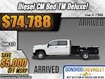 New 2025 Chevrolet Silverado 3500 Work Truck Crew Cab 4WD, 9' 4" CM Truck Beds TM Deluxe Flatbed Truck for sale #77948 - photo 1